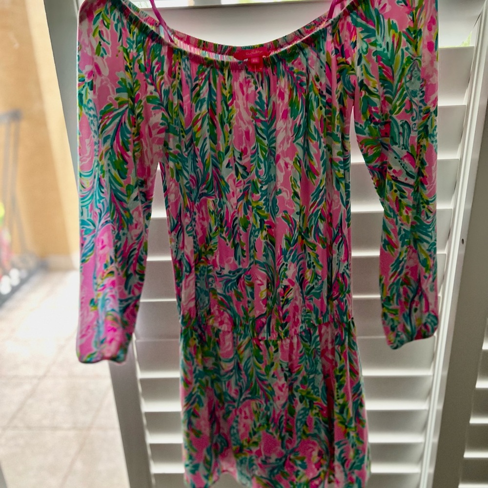 Lilly Pulitzer dress romper XS mint condition like new